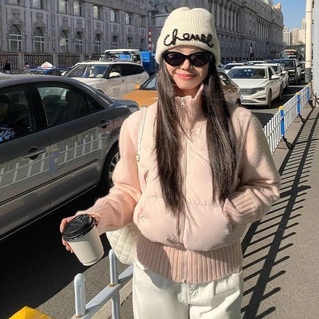 Áo khoác lông vũ SHARK CHILI dáng ôm phong cách Hàn Quốc S308