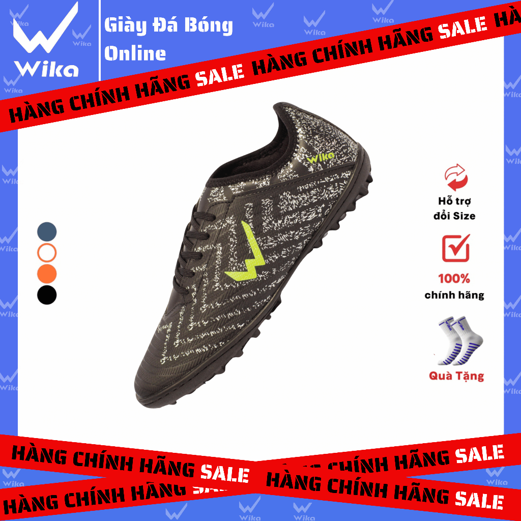 Giày Đá Bóng Wika Hunter II Chính Hãng, Lưỡi Gà Liền Đế Tf Thế Hệ Mới Cao Cấp , Hàng Chính Hãng