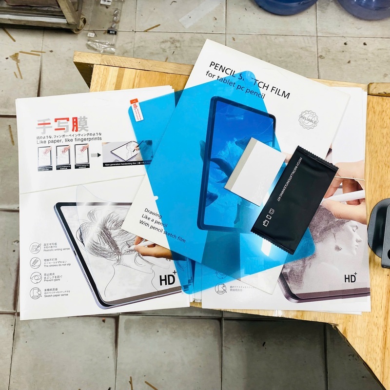 Dán Màn Hình Paper Like Film Cho Xiaomi Redmi Pad 2, Pad 2 Pro, Pad Pro 12.1 Đỡ Vân Tay Thao Tác Viế