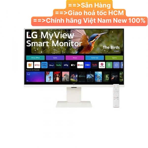 Màn Hình Thông Minh LG MyView 32 Inch IPS 4K 60Hz 32SR83U-W.ATV - Hàng Chính Hãng