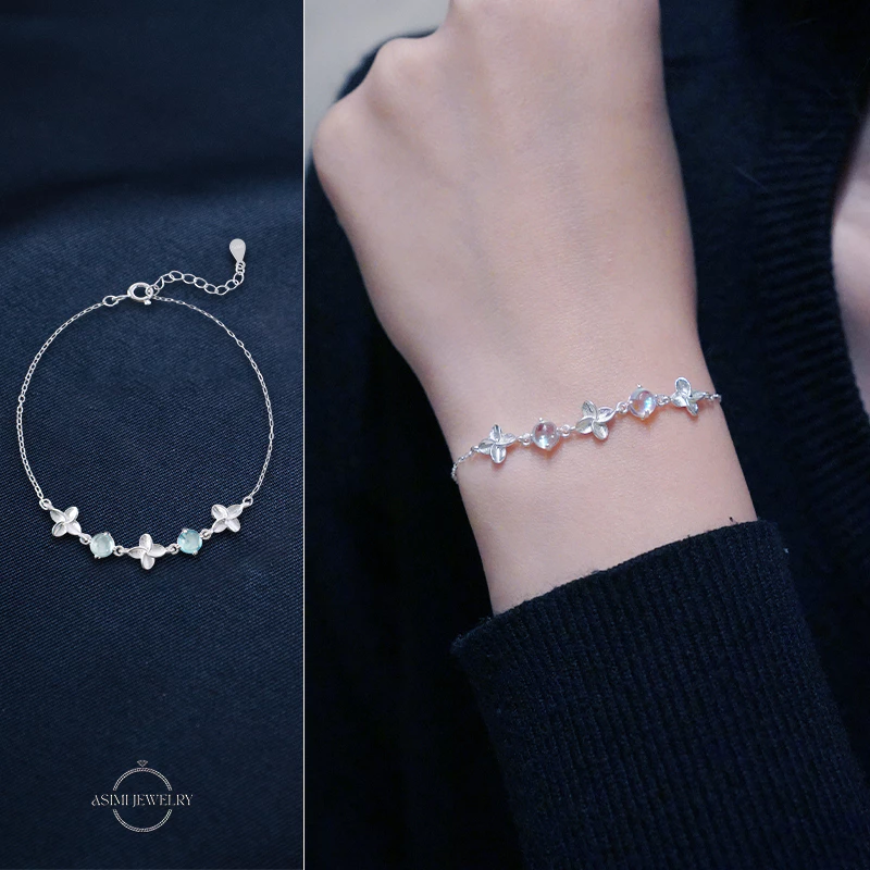 Lắc tay bạc nữ Moonlight Asimi Moonlight Waltz LT51 5