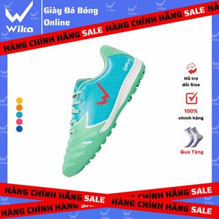 Giày Đá Bóng Wika DragonX , Wika Drx Chất Liệu Da Microfiber Cao Cấp, Phù Hơp Sân Cỏ Nhân Tạo