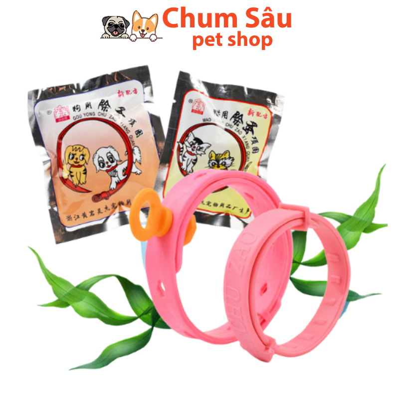 Vòng cổ loại bỏ ve rận bọ chét cho chó mèo