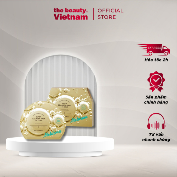 Mặt Nạ BANOBAGI Bổ Sung Collagen, Mờ Nám Super Collagen Mask 30ml - SUPER 24k Gold