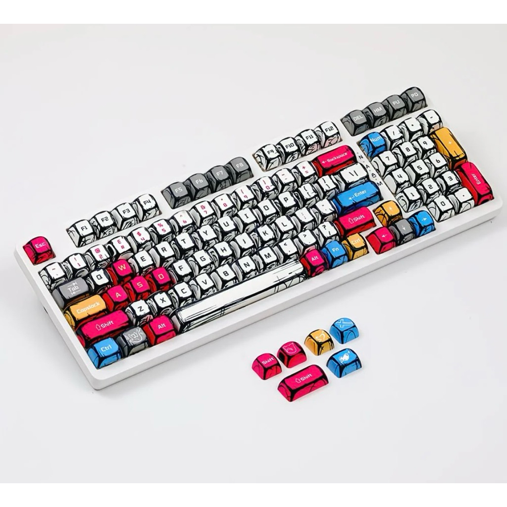 Keycap Pudding Xuyên LED | ABS Double Shot | Profile Oem | Keycao Xuyên LED Giá Rẻ | BigBuy360 - bigbuy360.vn