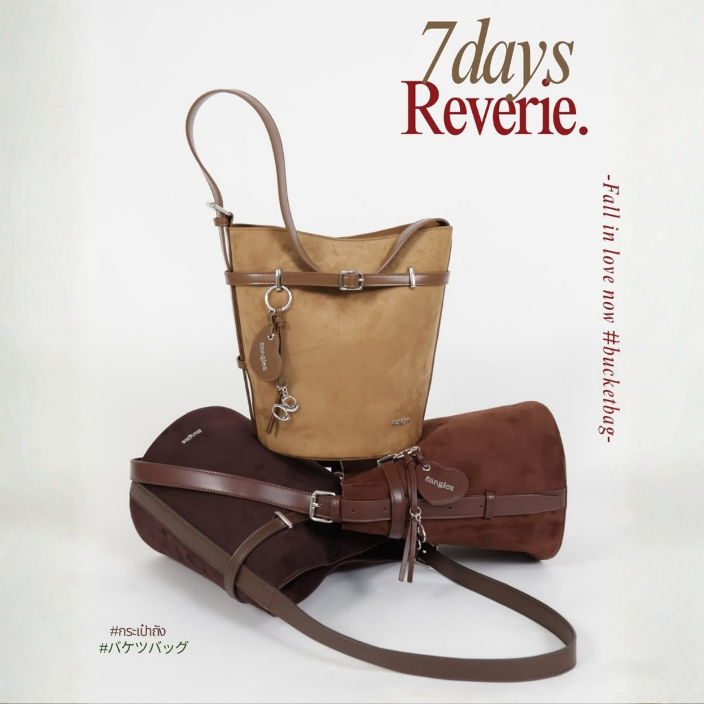 [SẴN] Túi Đeo Vai Đeo Chéo Bucket 8angles 7Days Reverie Đeo Chéo Size 14inch Đựng Vừa Ipad