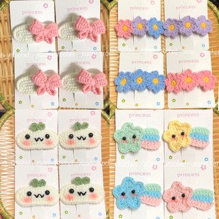 Kẹp Tóc Len Handmade Nhiều Mẫu Dễ Thương