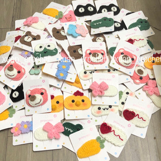 Kẹp Tóc Len Handmade Nhiều Mẫu Dễ Thương