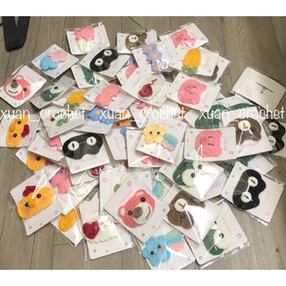 Kẹp Tóc Len Handmade Nhiều Mẫu Dễ Thương