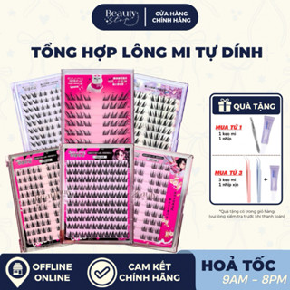   HỎA TỐC  Lông Mi Giả Tự Dính Meng Jie Shang Pin Không Cần Dùng Keo Tái Sử Dụng Nhiều Lần 