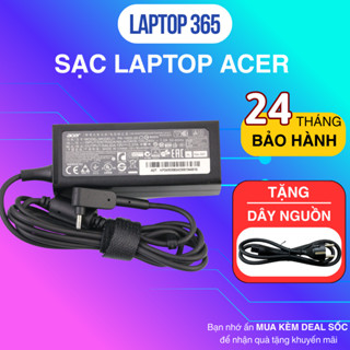 [Quà Tặng Ngẫu Nhiên] cho Sạc Laptop Acer Aspire 3 / Aspire 5 Chân Kim To/ Chân Kim Nhỏ 19V 2.37A 45W, 3.42A 65W