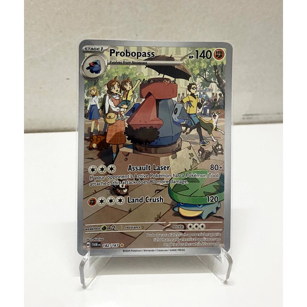 Thẻ Pokemon TCG English Twilight Masquerade IR Probopass [182/167]