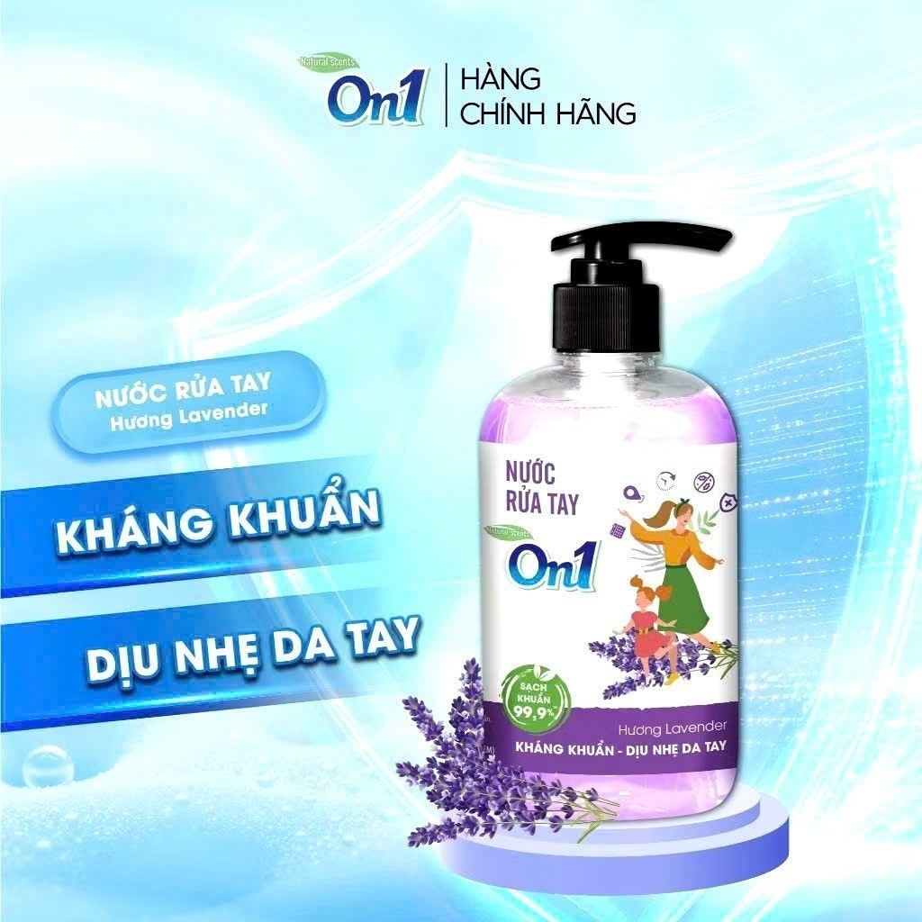Nước Rửa Tay ON1 Kháng khuẩn_ Làm Dịu Da Tay