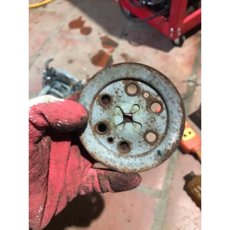 Buly hộp số máy giặt Toshiba AW-8400SV cũ tốt đường kính 9cm