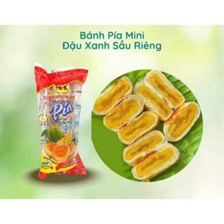 Bánh pía mini sầu riêng , 1 cây bánh 130g gồm 5 bánh nhỏ