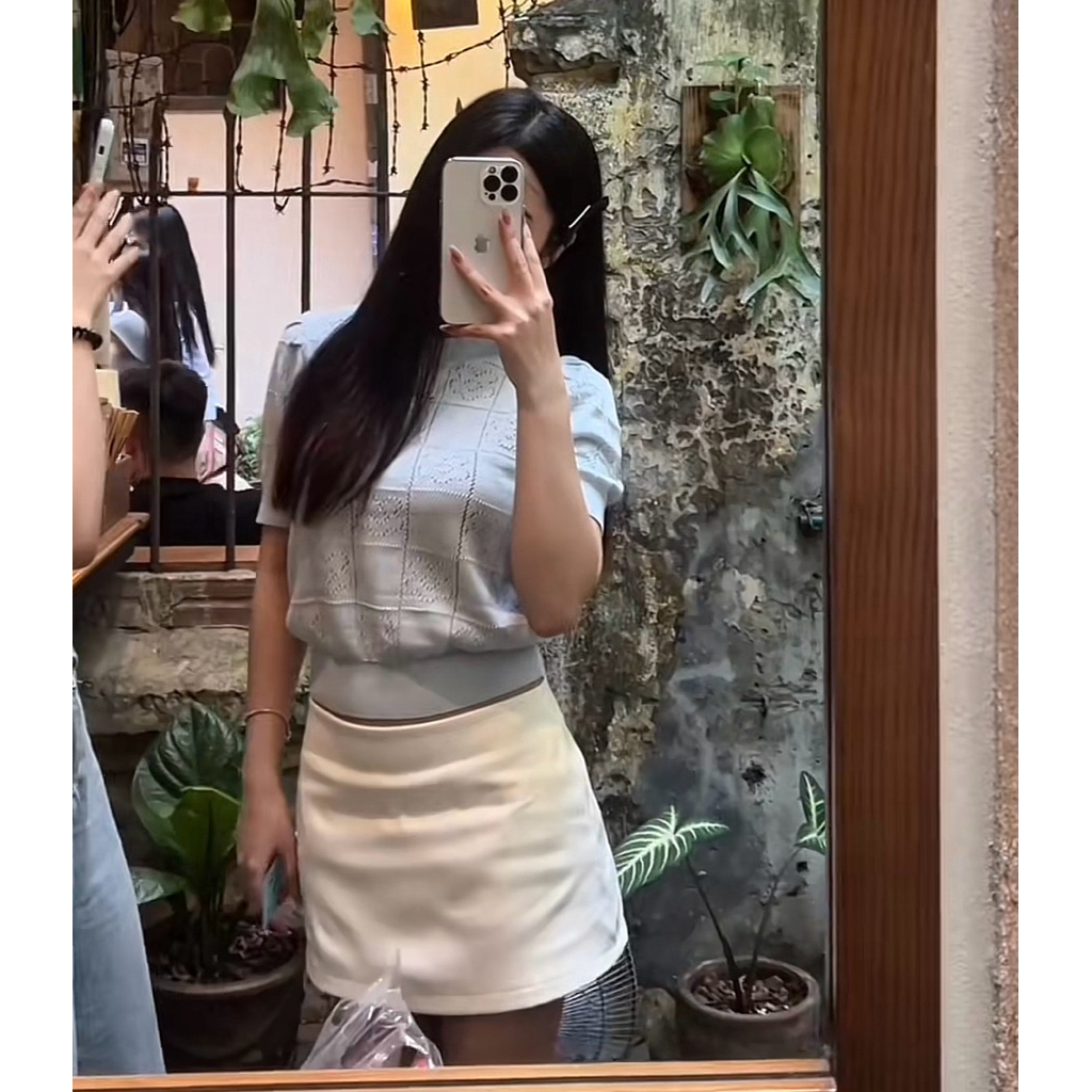 ÁO LEN DẬP HOA FLOWER TOP TI NGOAN (NEWTAG) | BigBuy360 - bigbuy360.vn