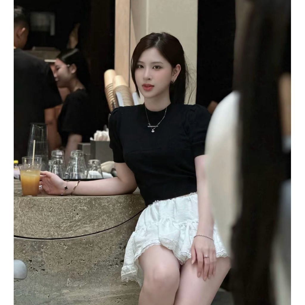 ÁO LEN DẬP HOA FLOWER TOP TI NGOAN (NEWTAG) | BigBuy360 - bigbuy360.vn