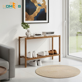 Kệ giày gỗ BEHOMES 2 tầng 80cm Gỗ Thông Cao Cấp Chống Mối Mọt Cong Vênh