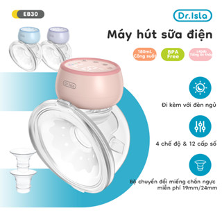 Dr.Isla Máy hút sữa điện có chức năng đèn ngủ rảnh tay máy hút sữa không dây ASI EB30 