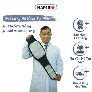Đai Lưng Đá Nóng Haruco Giúp Giảm Đau Lưng Hiệu Quả