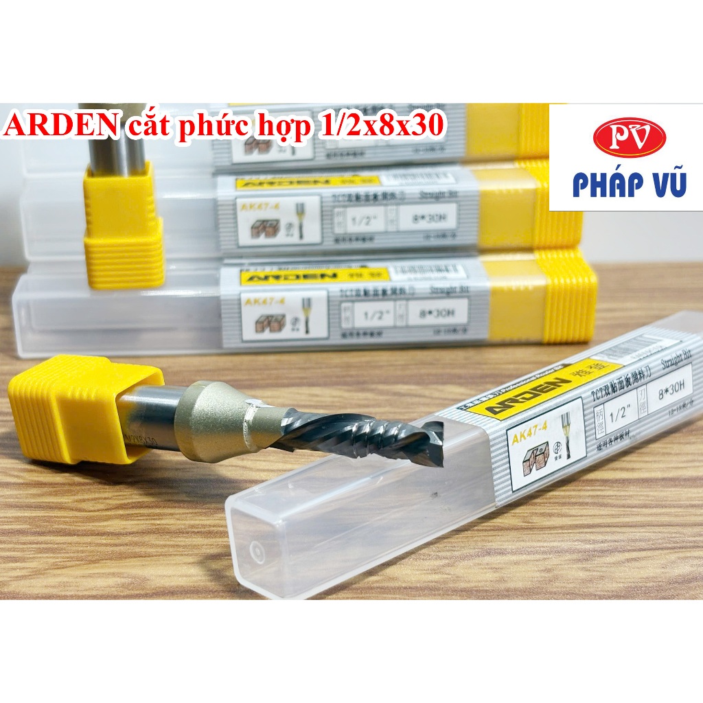 Mũi phay Arden cắt phức hợp AK47- 4 1/2x8x30 - Ngành gỗ