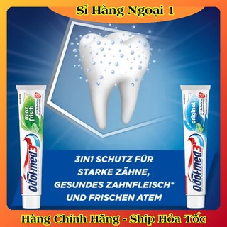 [Date Mới Đủ Bill] Kem đánh răng ODOL - MED 3 Extra white 75ml - Đức