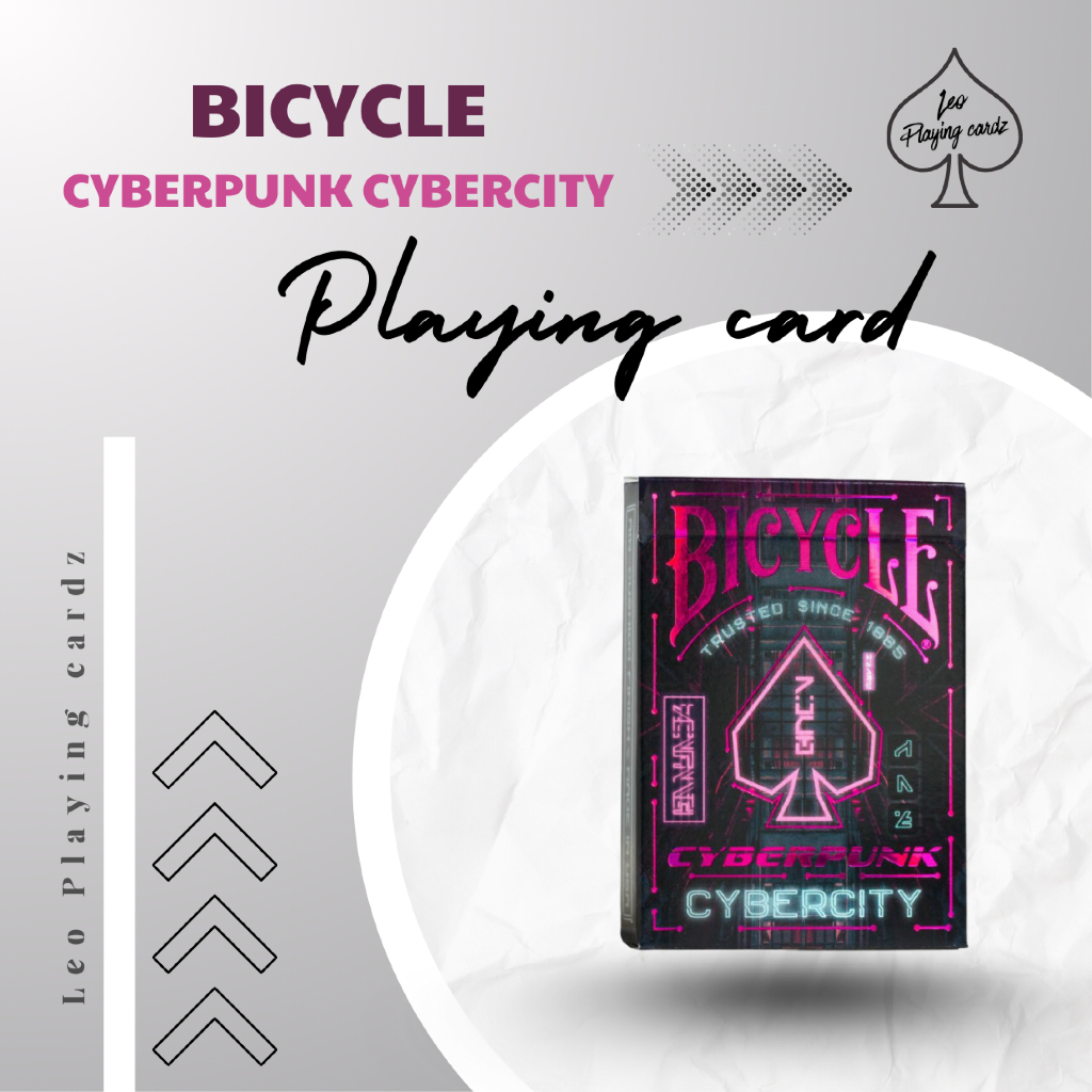 Bộ bài tây, cardistry BICYCLE CYBERPUNK CYBERCITY playing card