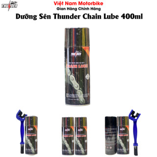 Combo Bộ Vệ Sinh Và Dưỡng Sên Thunder 400ml + MC-40 Tặng Bàn Chải Chà Sên 3D