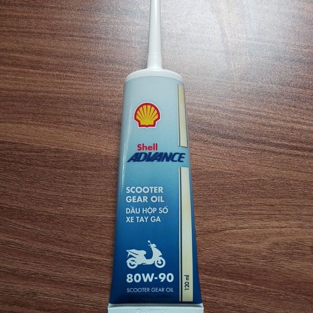 Nhớt Hộp Số (Láp) Xe Tay Ga Shell Thailand Advance Scooter Gear 80W90 120 ml