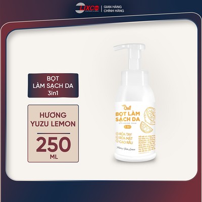 Bọt làm sạch da 3in1 On1 250ml các hương, rửa tay - rửa mặt - cạo râu, làm sạch nhanh - dịu nhẹ, dưỡng ẩm & cân bằng da