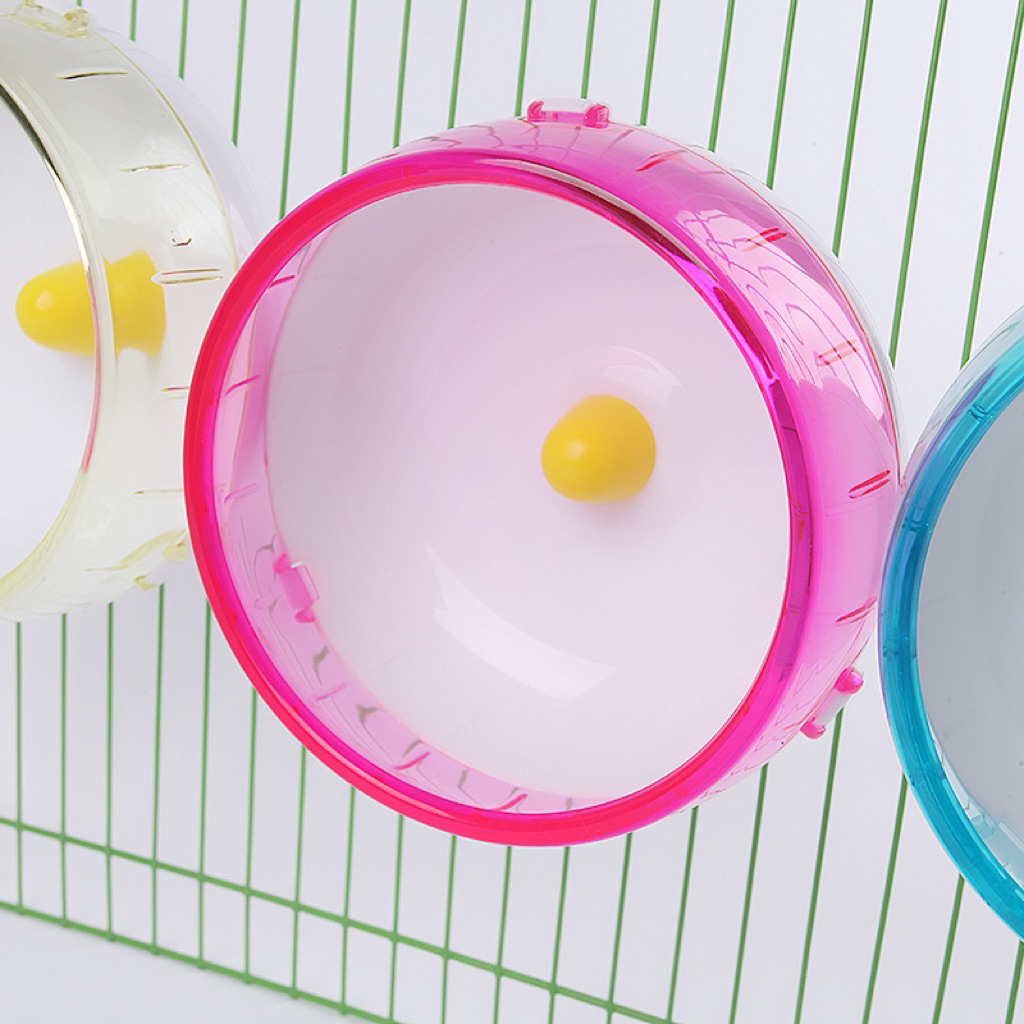 Wheel silent cho hamster đường kính 14cm (dày) bản rộng