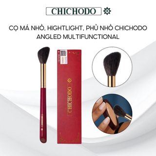  Cọ Đánh Má Hồng Highligh Cọ Phủ Phấn Nhỏ CHICHODO Angled Multifunctional Đầu Xéo,Tán Màu Chuẩn Lông Siêu Mềm 