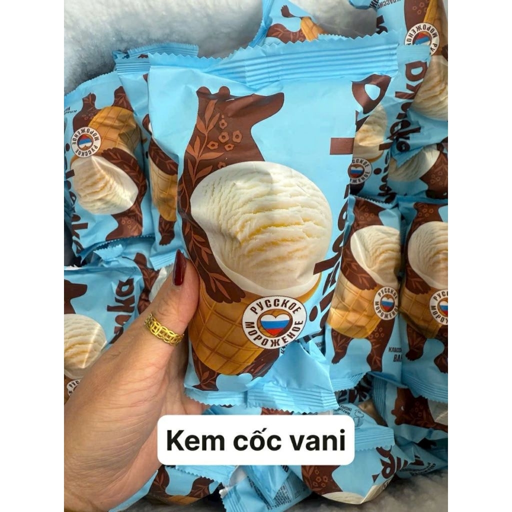 Kem tươi Nga kopobka chuẩn đét