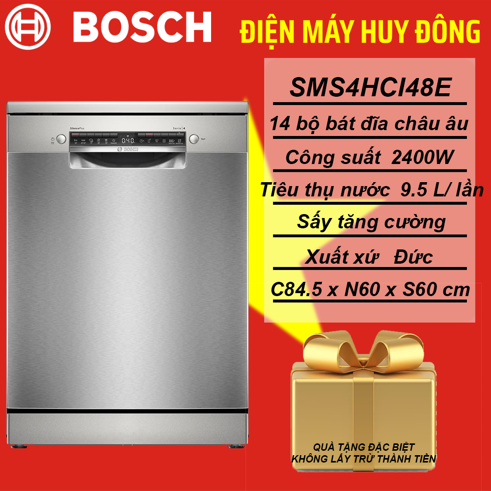 Máy rửa bát Bosch HMH.SMS4HCI48E-Germany