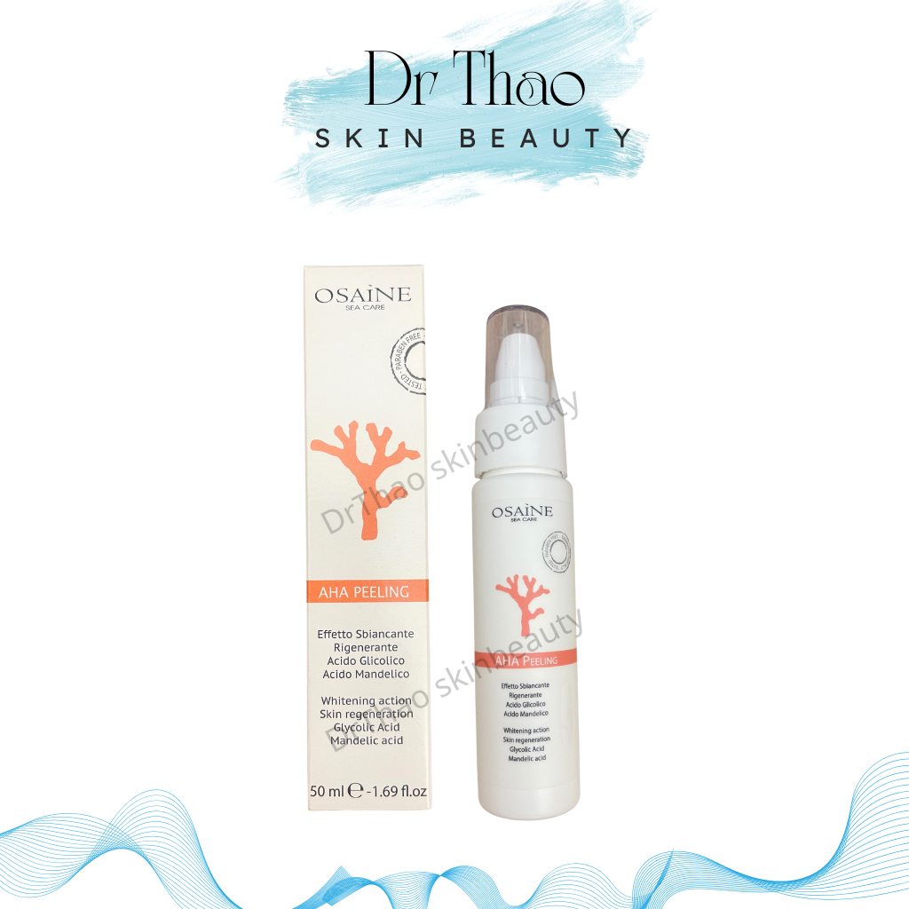 [50mL] Tinh chất hỗ trợ làm sạch, cải thiện thâm sạm tàn nhang OSAINE AHA PEELING