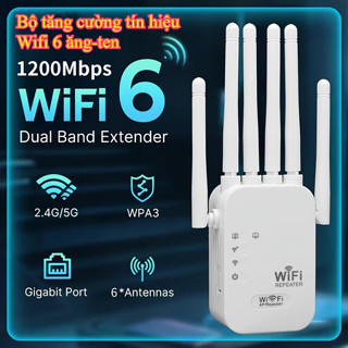 Kích Sóng WiFi 6 Râu – Tốc Độ Cao, Mở Rộng Vùng Phủ, Cải Thiện Tốc Độ Mạng