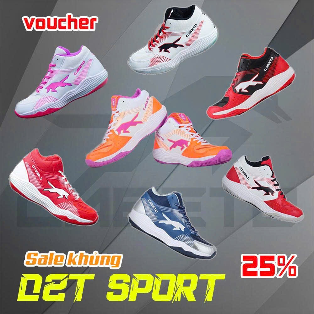 [Tặng Quà ] Giày Bóng Chuyền Thể Thao VHD CABETO Sói Đầu Đàn- Chuyên Cày Bê Tông Không Đau Gối- Cho 