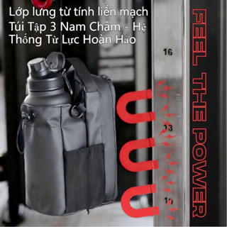 Túi Đựng Bình Nước Tập Gym Đa Năng FIT - Chống Nước, Chịu Lực 3 KG, Nhiêu Ngăn Tiện Lợi Treo Máy Tập