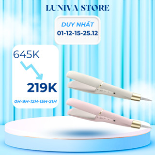  Máy Ép Tóc Mini Tự Động 3 Trong 1 Uốn Tóc Duỗi Tóc Làm Tóc Xoăn 5 Mức Nhiệt Ion Âm Dưỡng Tóc 