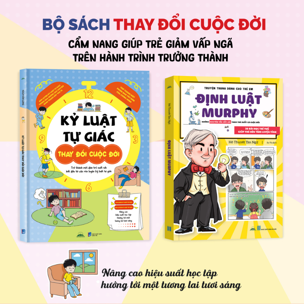 Sách - Combo Kỷ Luật Tự Giác và Định Luật Murphy - Best Seller Tiên Phong Books