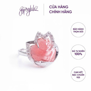  Nhẫn Bạc Hồ Ly Đá Đào Hoa SP002422 Gypsy.lala 