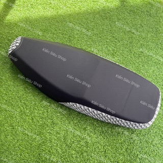 Yên xe Dream cao - Super Dream - Dream trung quốc - yên gọt 2 tầng phối hoạ tiết ( mút nguyên khối - da xịn)