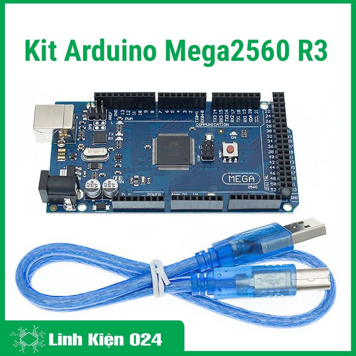 Kit Arduino Mega2560 R3- Atmega16U2 (BH 06 Tháng)