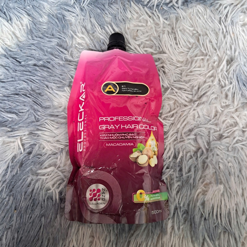 Nhuộm đen phủ bạc Eleckar 500ml