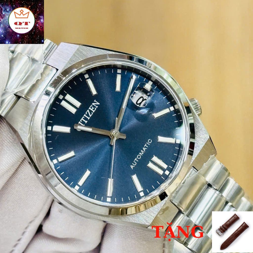 Đồng Hồ Nam Citizen Dây President NJ0200-50M Chính Hãng Tặng Kèm Dây Da Cao Cấp