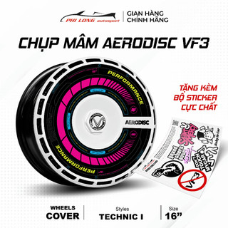 Bộ 4 chụp mâm AeroDisc dành cho xe Vinfast VF3 - Technic 1