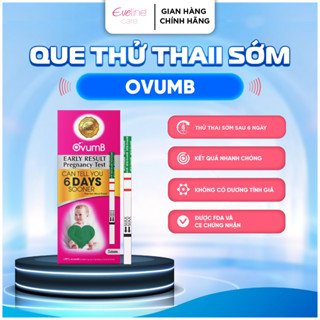 Que Thử Thai Sớm OvumB sau 6 ngày qhệ biết kết quả mang thai ko, chính xác 99% độ nhậy cao bản TO