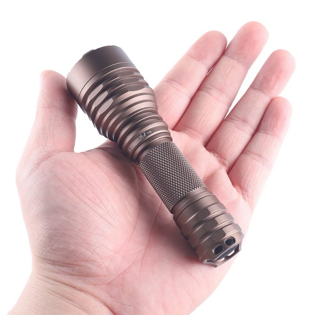 Đèn Pin Convoy T8  có đèn LED -12 6500k , pin AA-14500