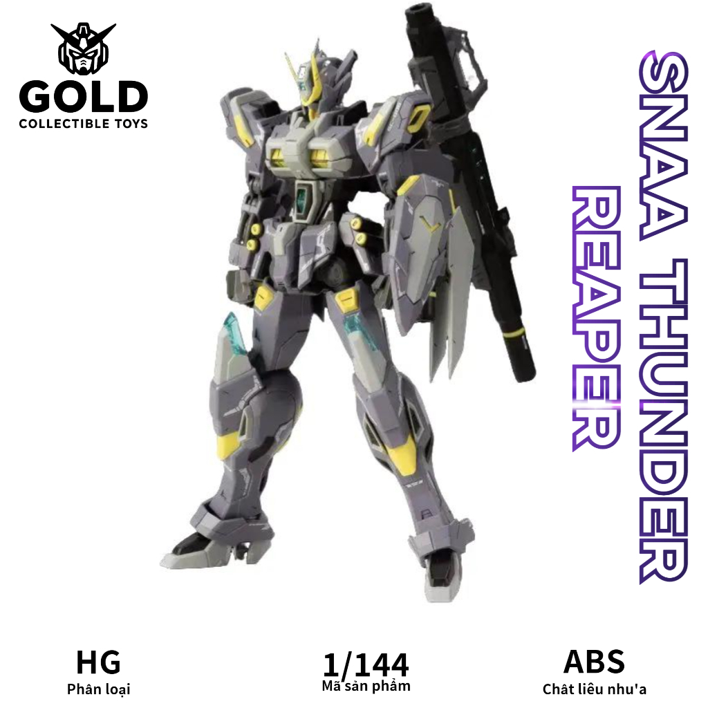 Mô Hình Lắp Ráp RG/BE SC-006 Thunder Incise Grace SNAA 1/144 – Phiên Bản Cao Cấp Chi Tiết Sắc Nét Tặ