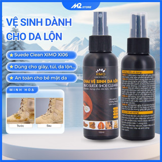  Chai Vệ Sinh Giày Da Lộn Túi Ví Áo Ghế Da Lộn Giúp Làm Sạch Chăm Sóc Chống Mốc Suede Clean XIMO XI06 